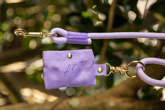 Lilac poo bag holder