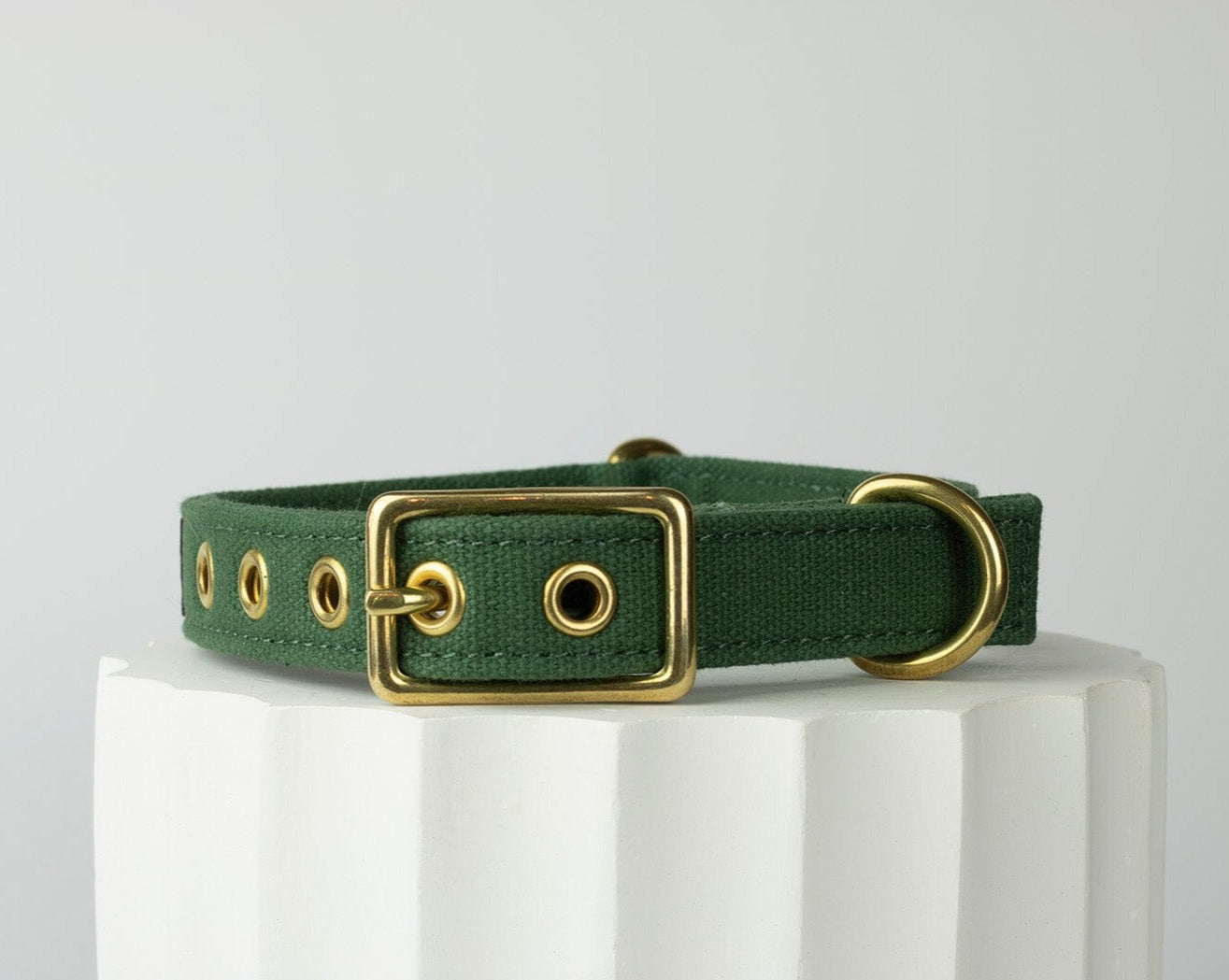 Green dog collar