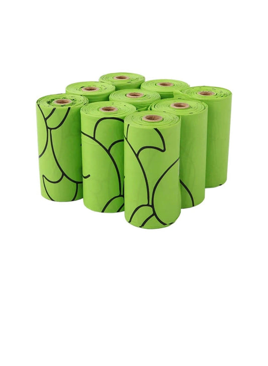 100% Biodegradable Poop bags - 120 bags - 8 Rolls Aussie Paws Co. 