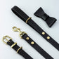 Black leather set
