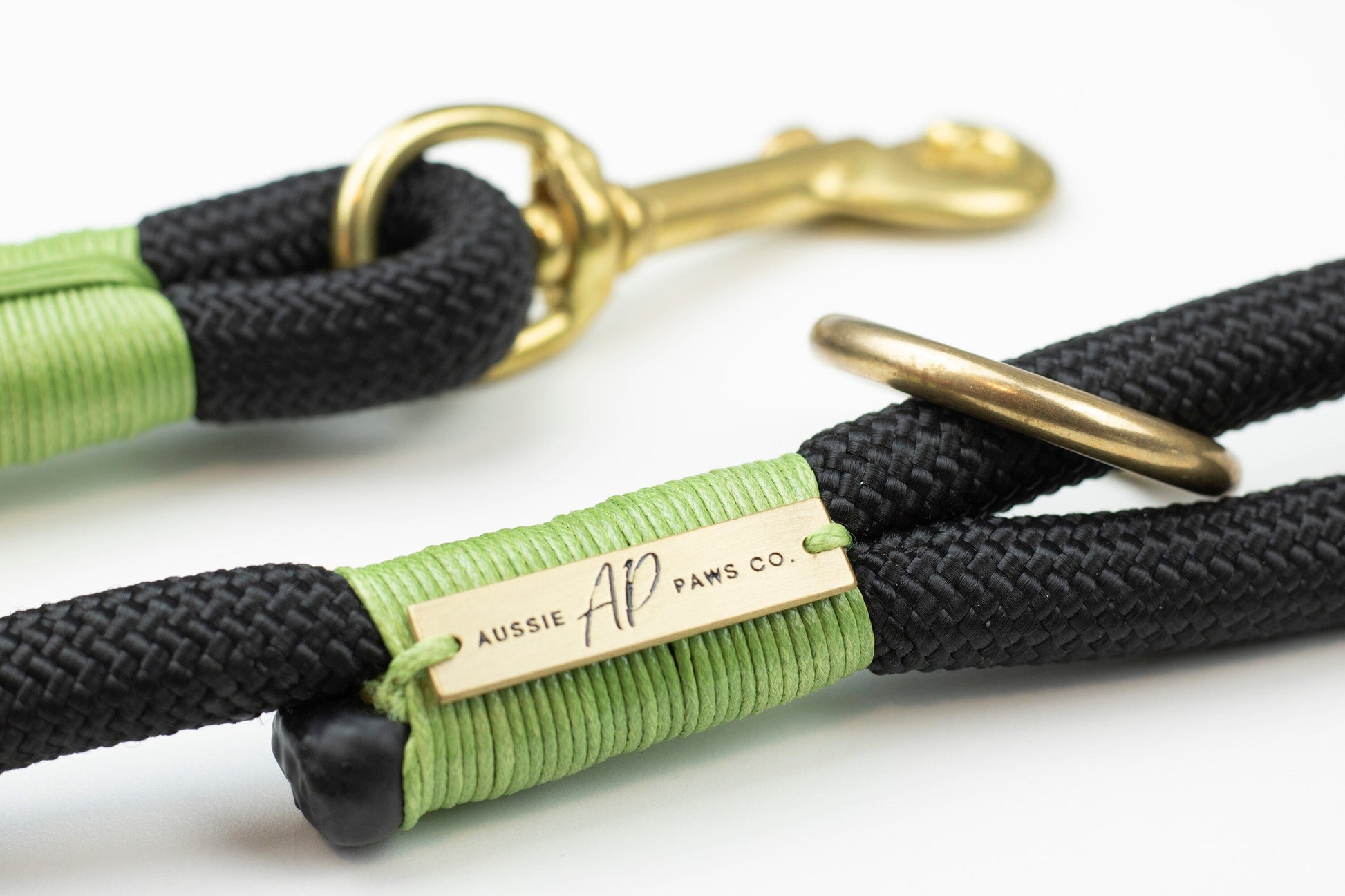 Rope Dog Lead Black Aussie Paws Co Aussie Paws Co.