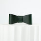 leather green dog bow tie