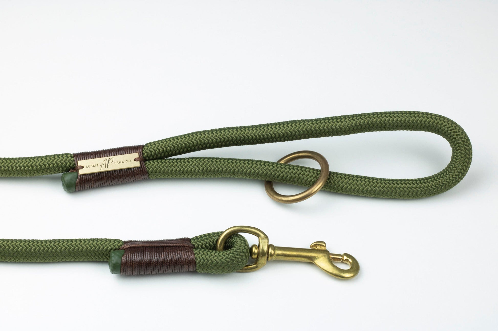 green rope dog lead