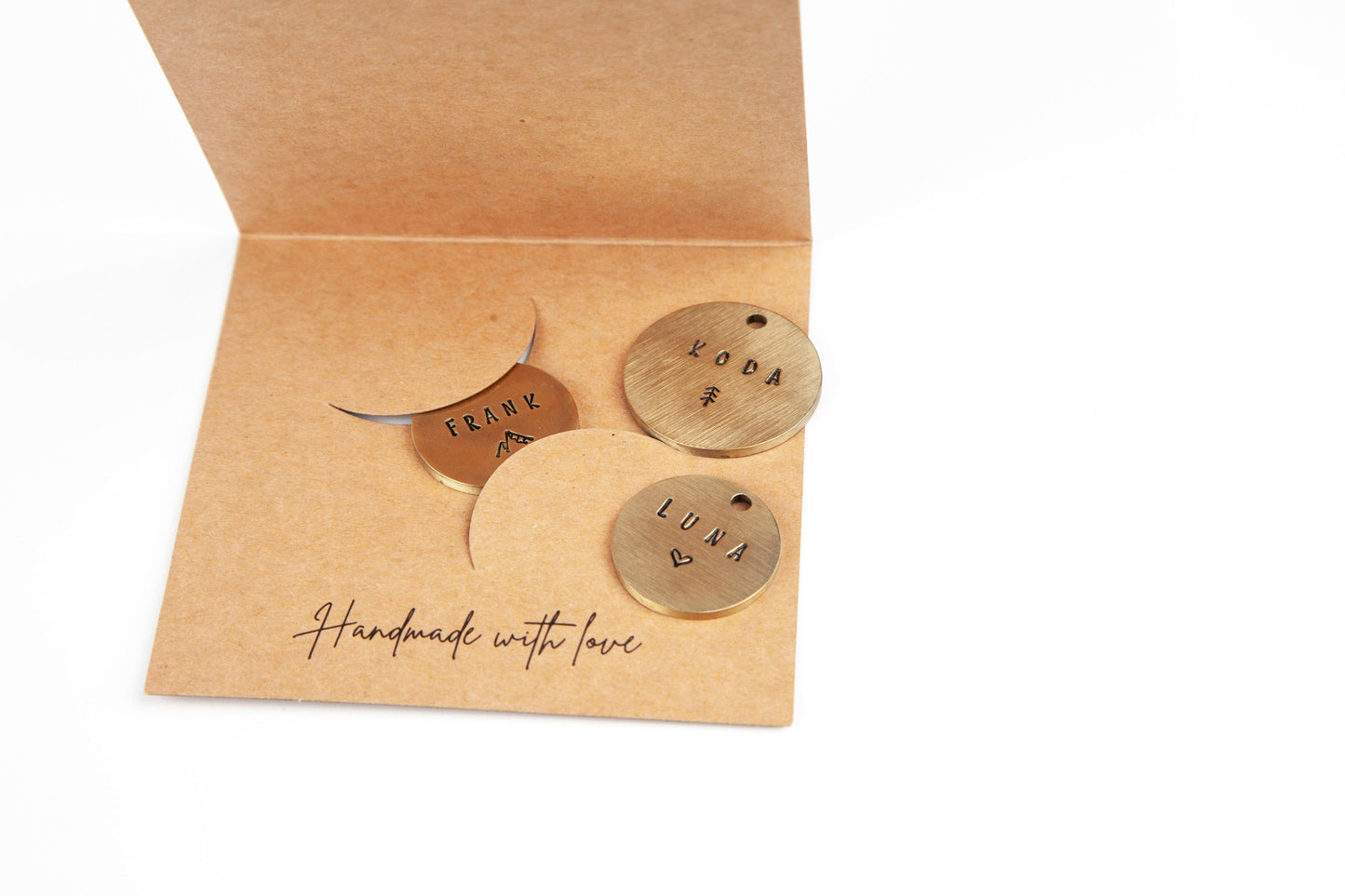Brass Pet ID Tag
