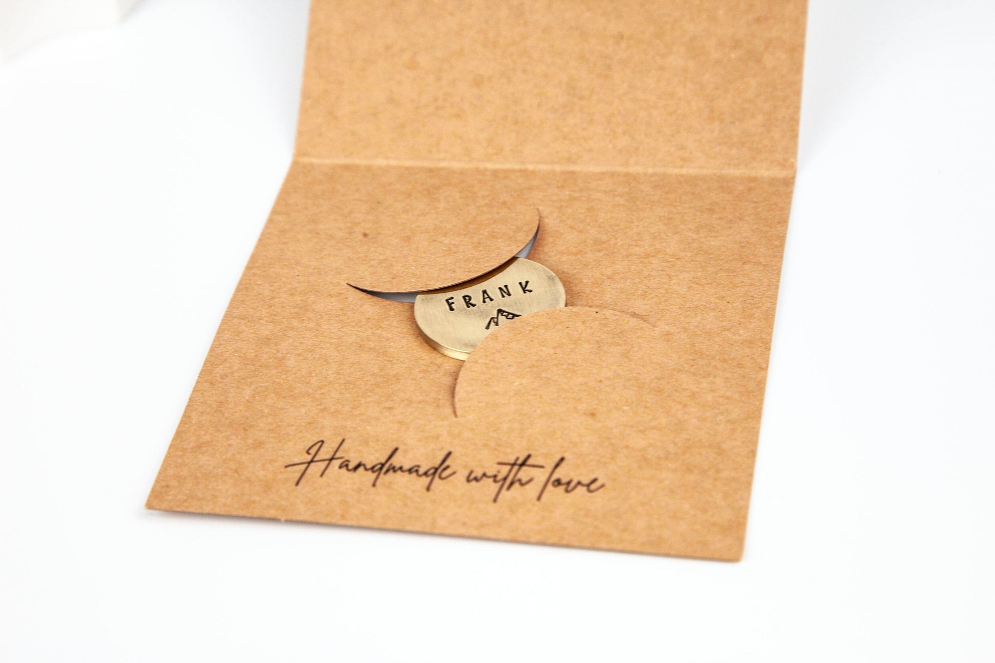Brass Pet ID Tag